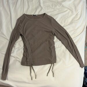 Target joy lab workout longsleeve adjustable sides